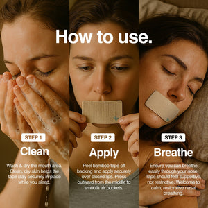 Organic Bamboo Mouth Tape