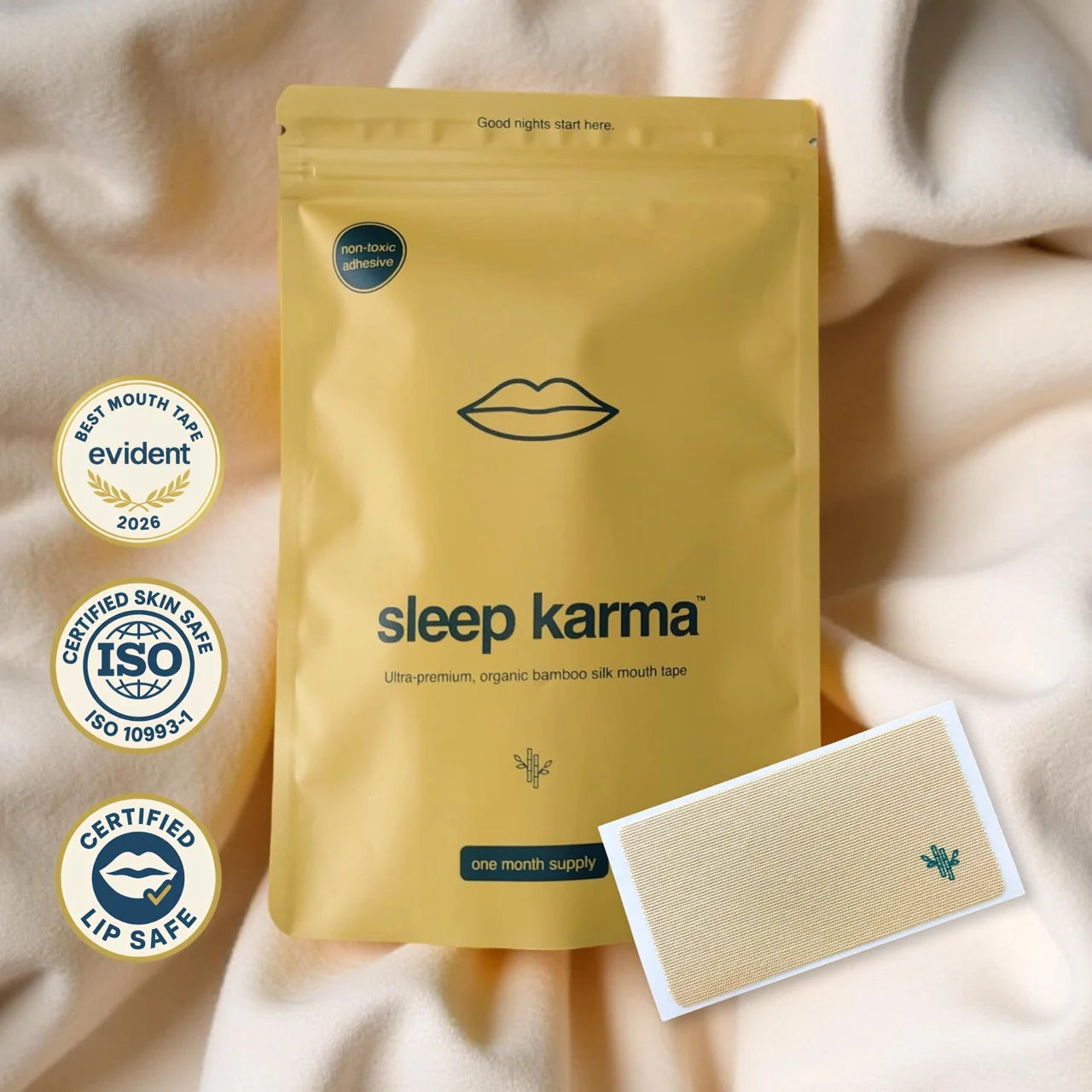 Sleep Karma Premium Bamboo Mouth Tape — Award Winning