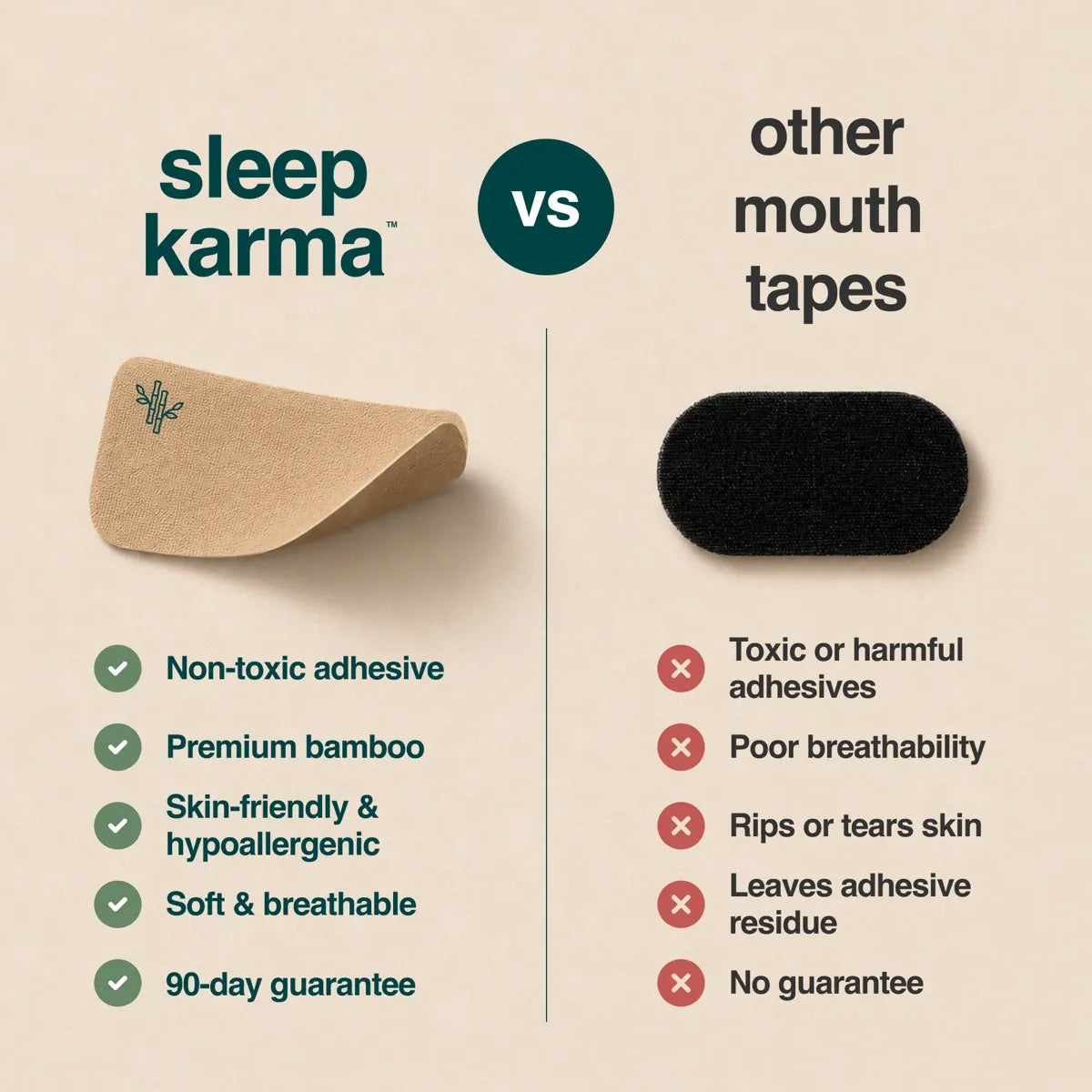 Sleep Karma vs other tapes
