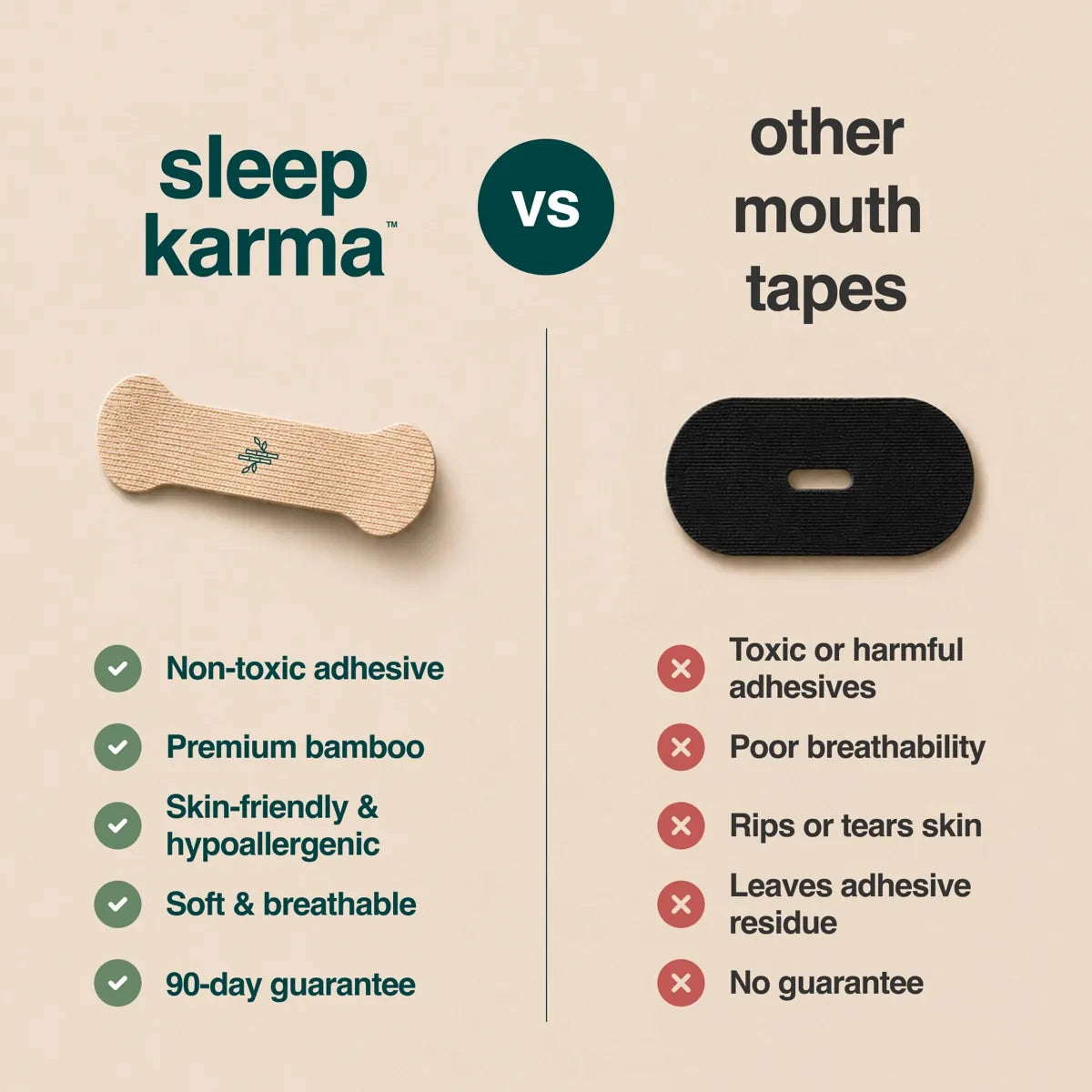 Sleep Karma vs other tapes