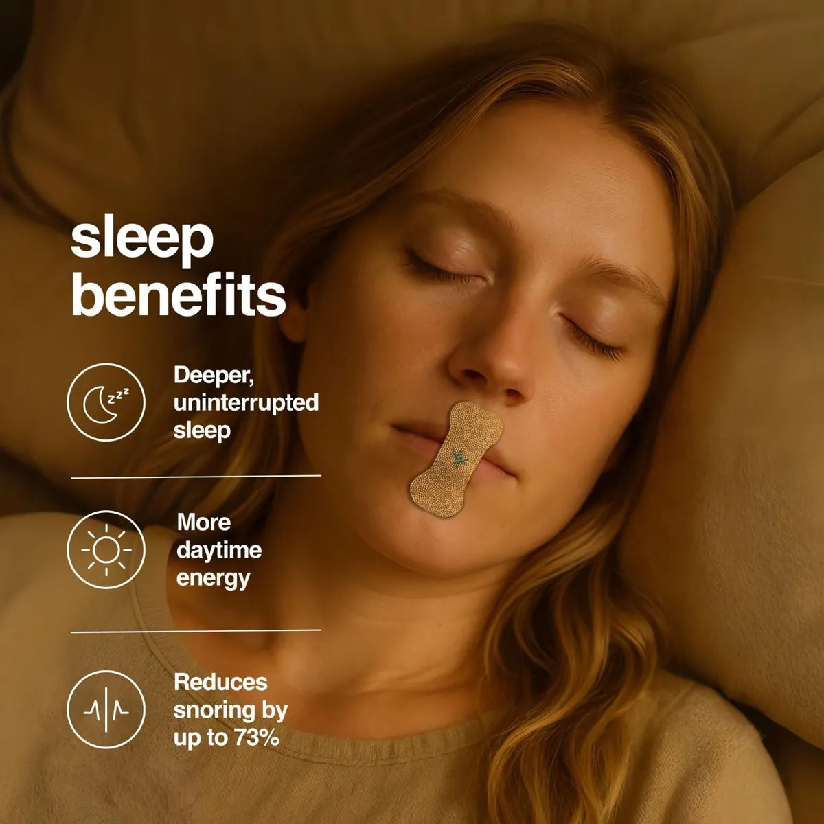 Deeper sleep — slim profile worn overnight
