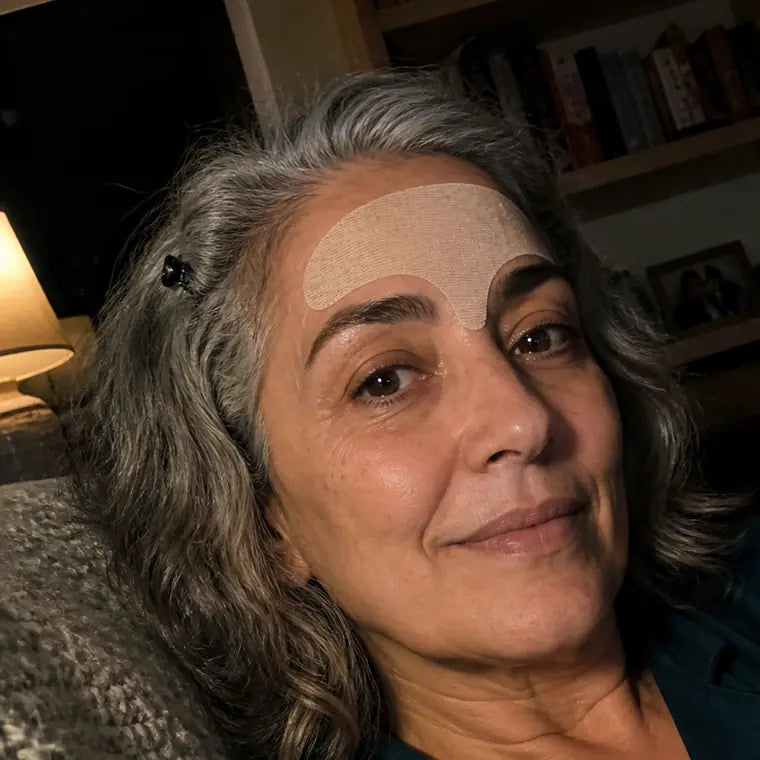 Yasmin, in the recliner