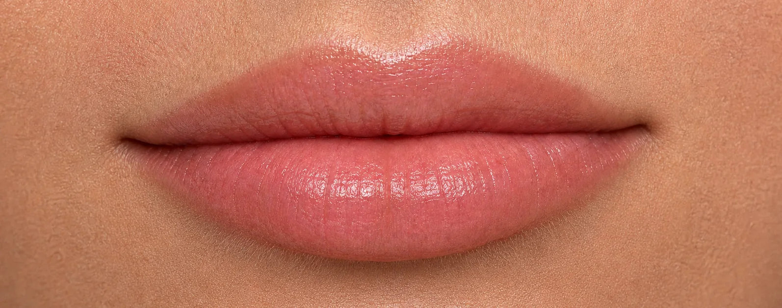 The same lips after fourteen nights: smoother, fuller and more hydrated