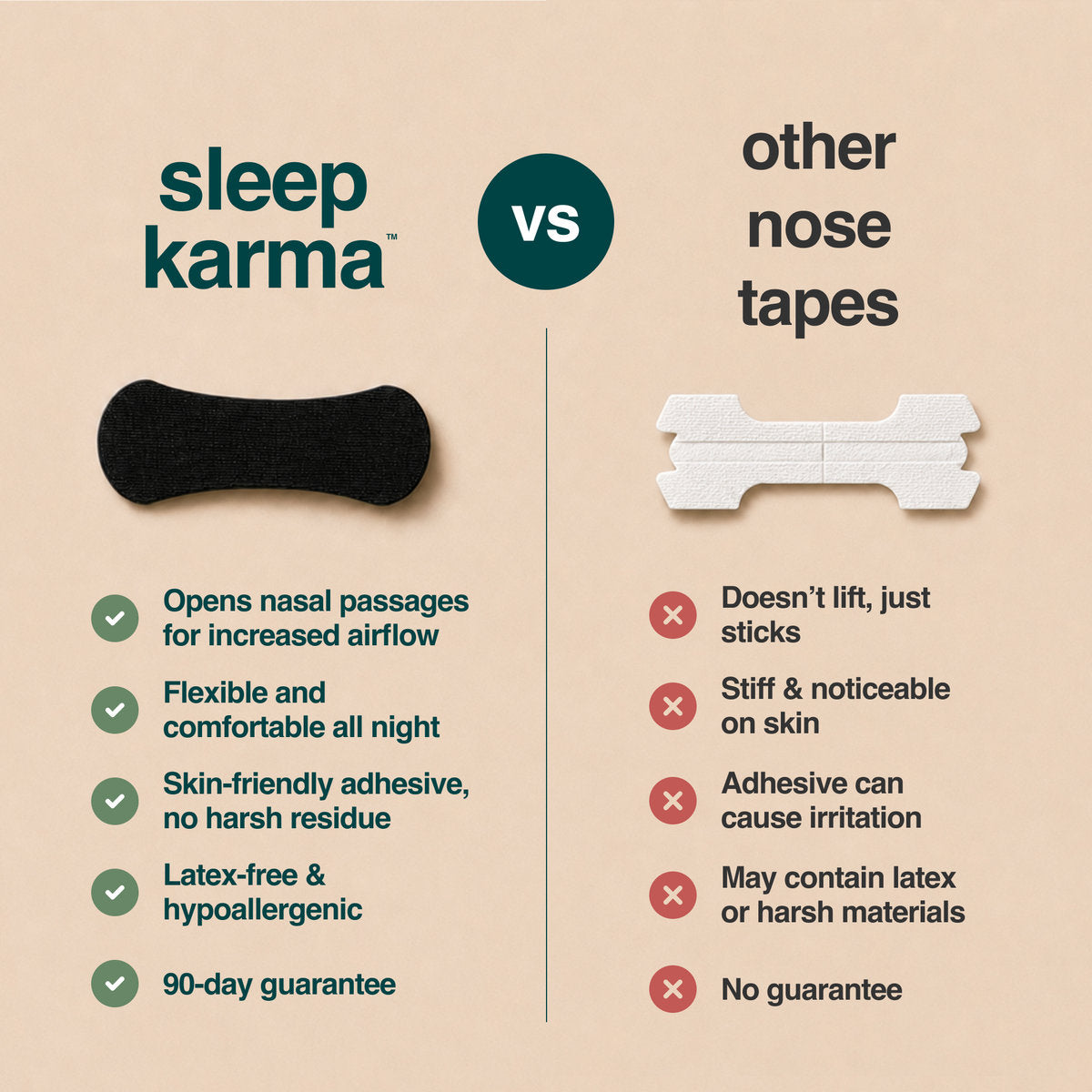 Sleep Karma vs other nose tapes