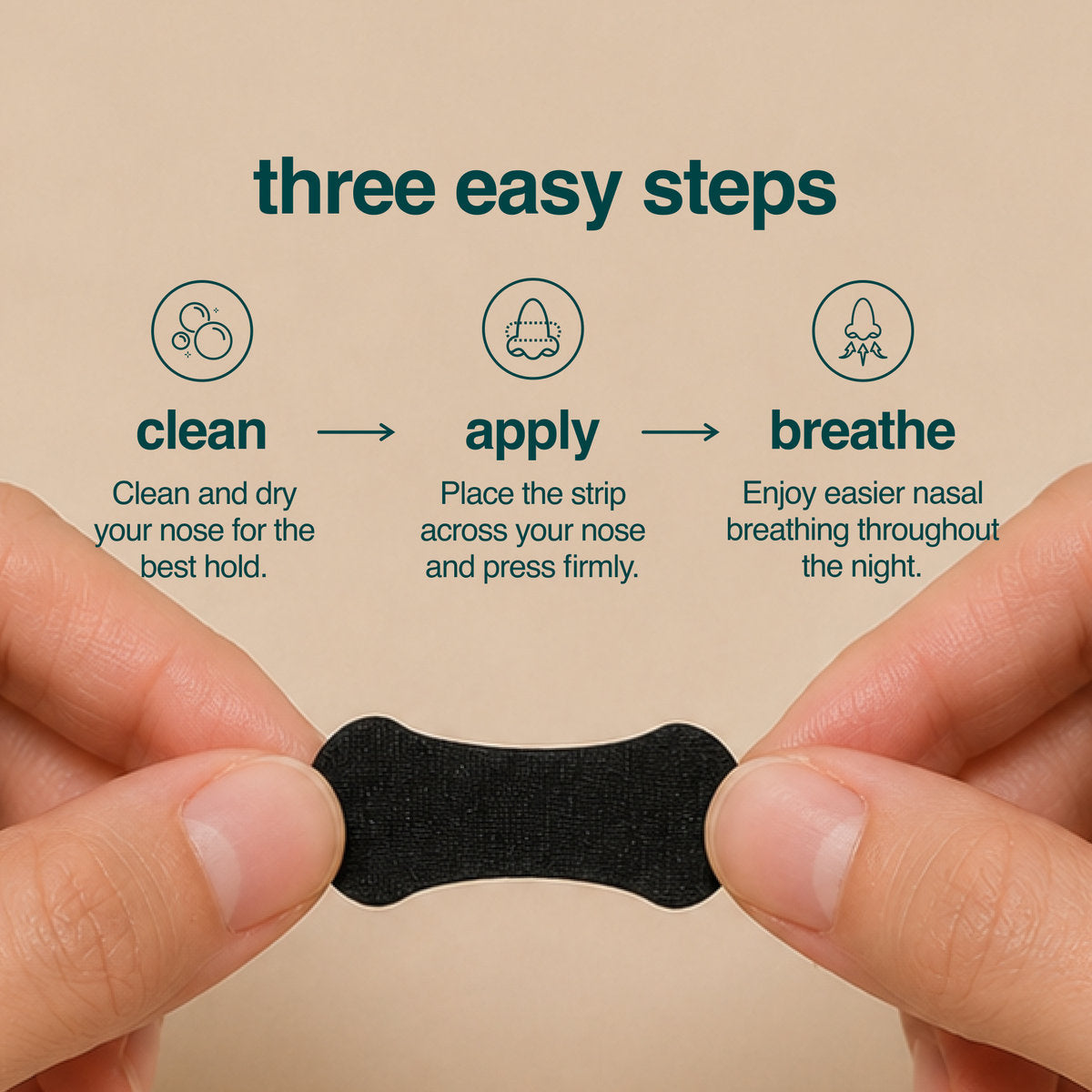 Three easy steps