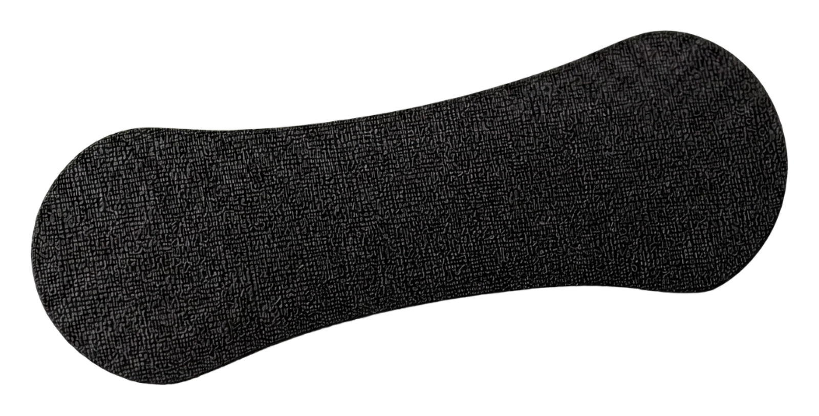 Sleep Karma bamboo silk nose tape, shown separating to reveal the concealed reinforcing strip inside